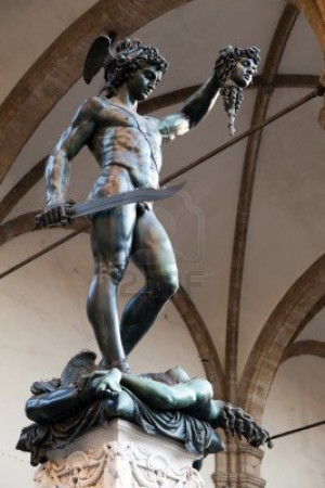 Perseus met het hoofd van Medusa