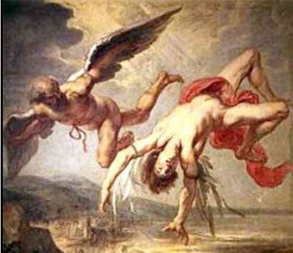 de val van Icarus