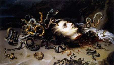 het hoofd van Medusa
